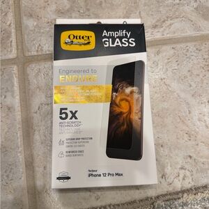 OtterBox Amplify Glass Screen Protector for iPhone 12 Pro Max